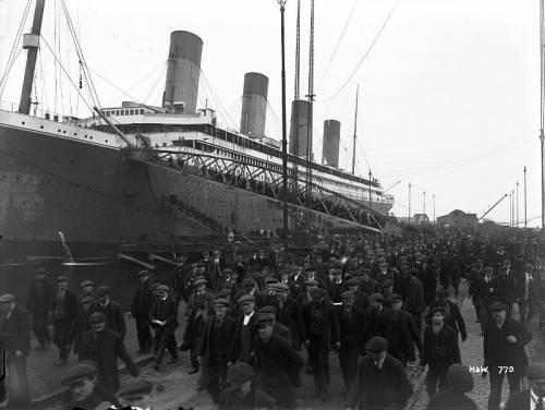 Весна 1913, перестройка "Олимпика" движется к завершению